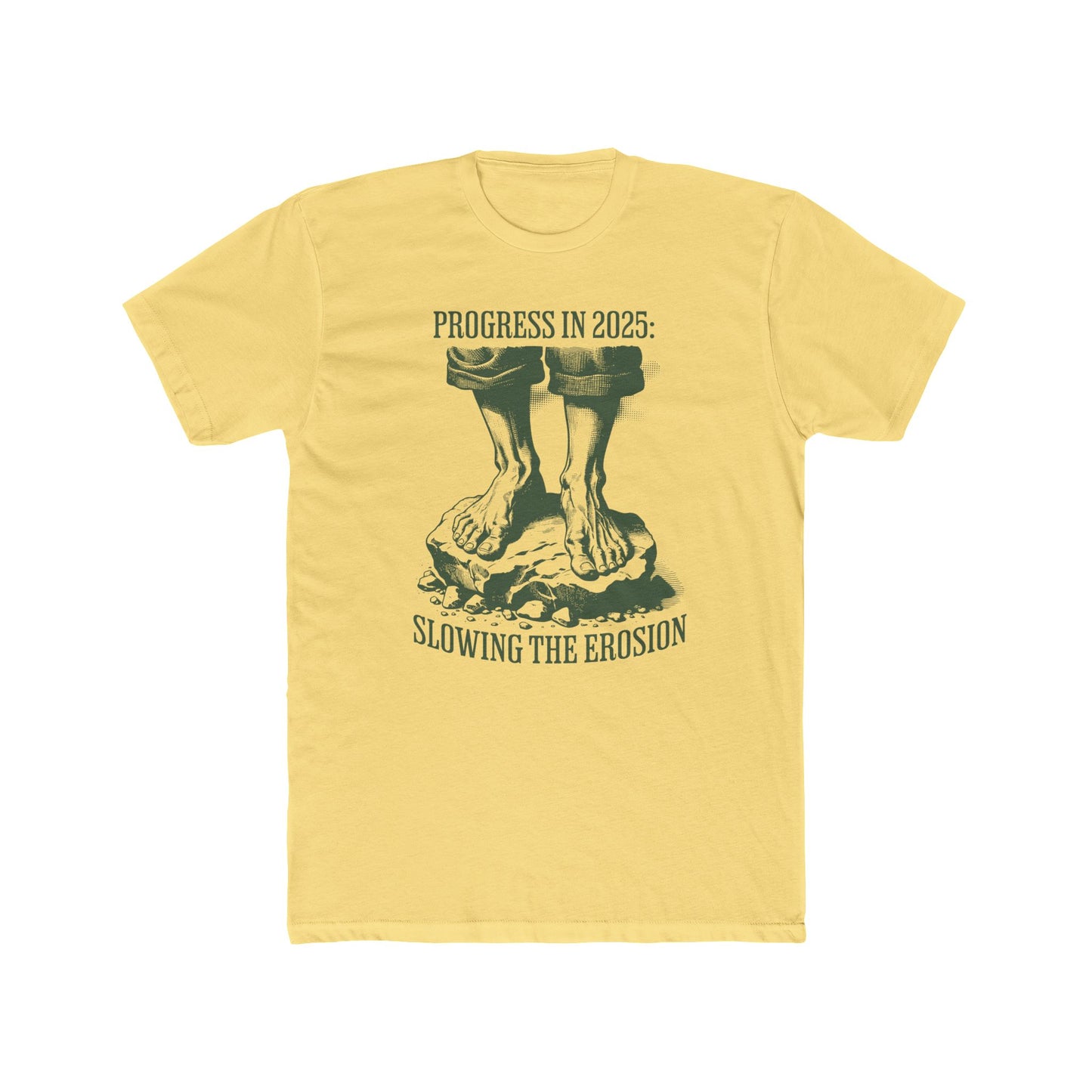 Progress in 2025: Slowing the Erosion - Eco-Friendly Unisex Graphic Cotton Crew Tee