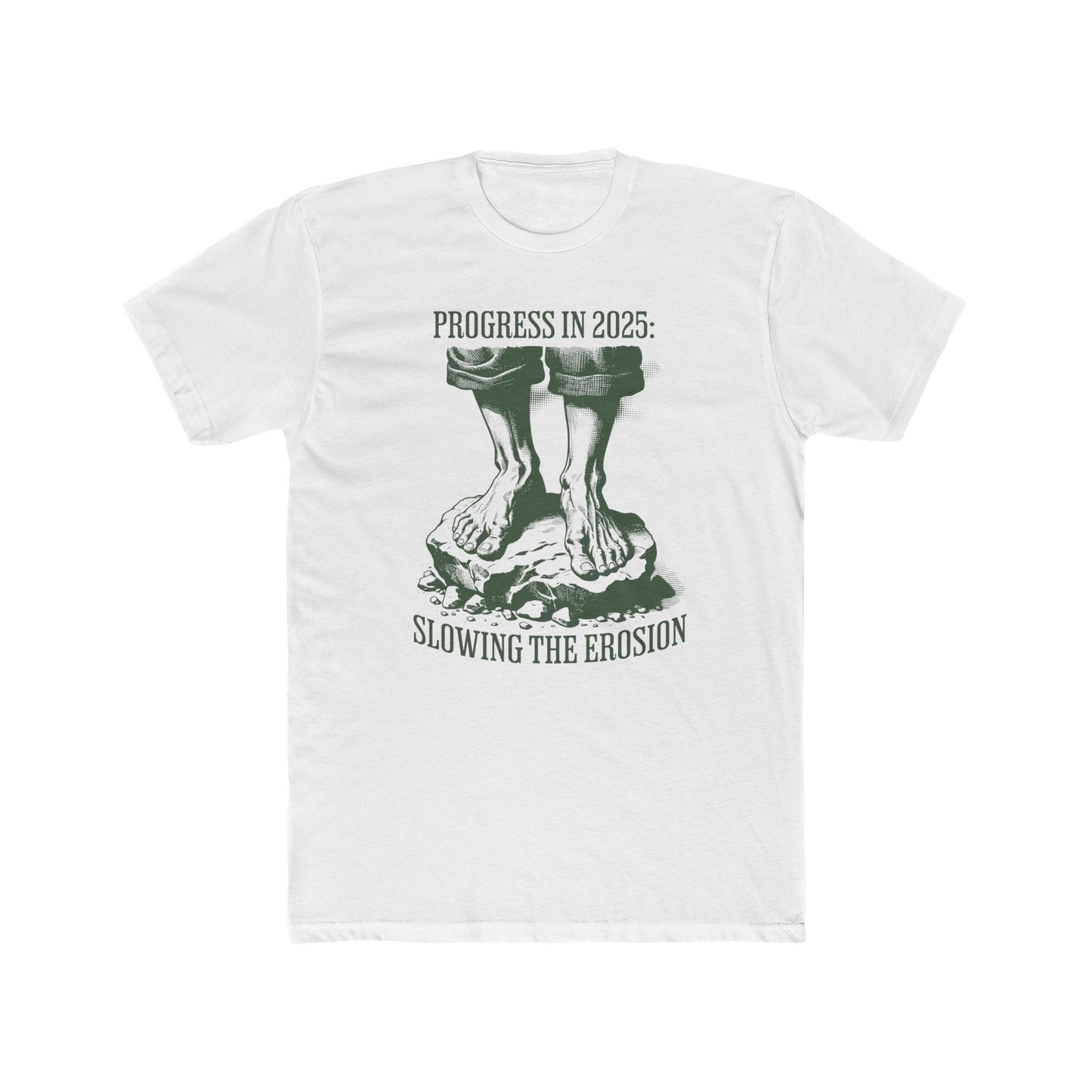 Progress in 2025: Slowing the Erosion - Eco-Friendly Unisex Graphic Cotton Crew Tee