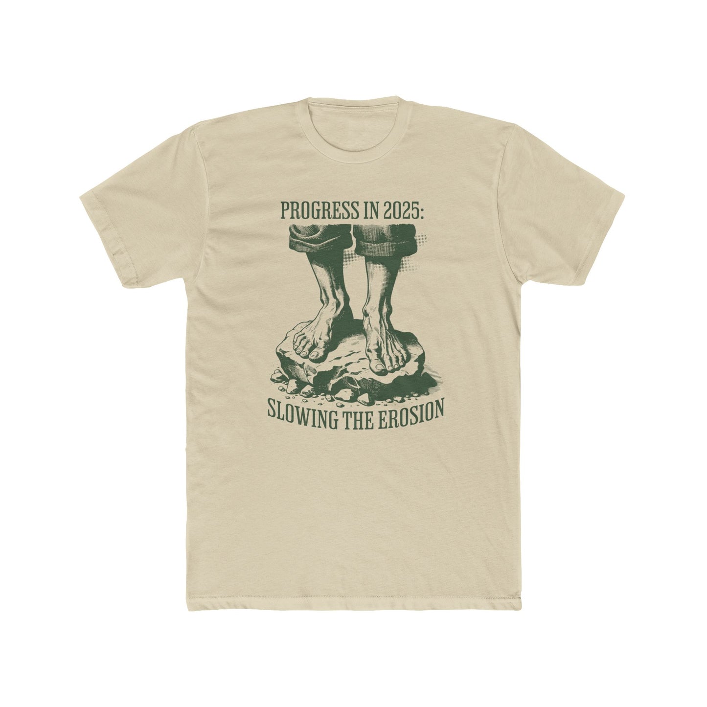 Progress in 2025: Slowing the Erosion - Eco-Friendly Unisex Graphic Cotton Crew Tee