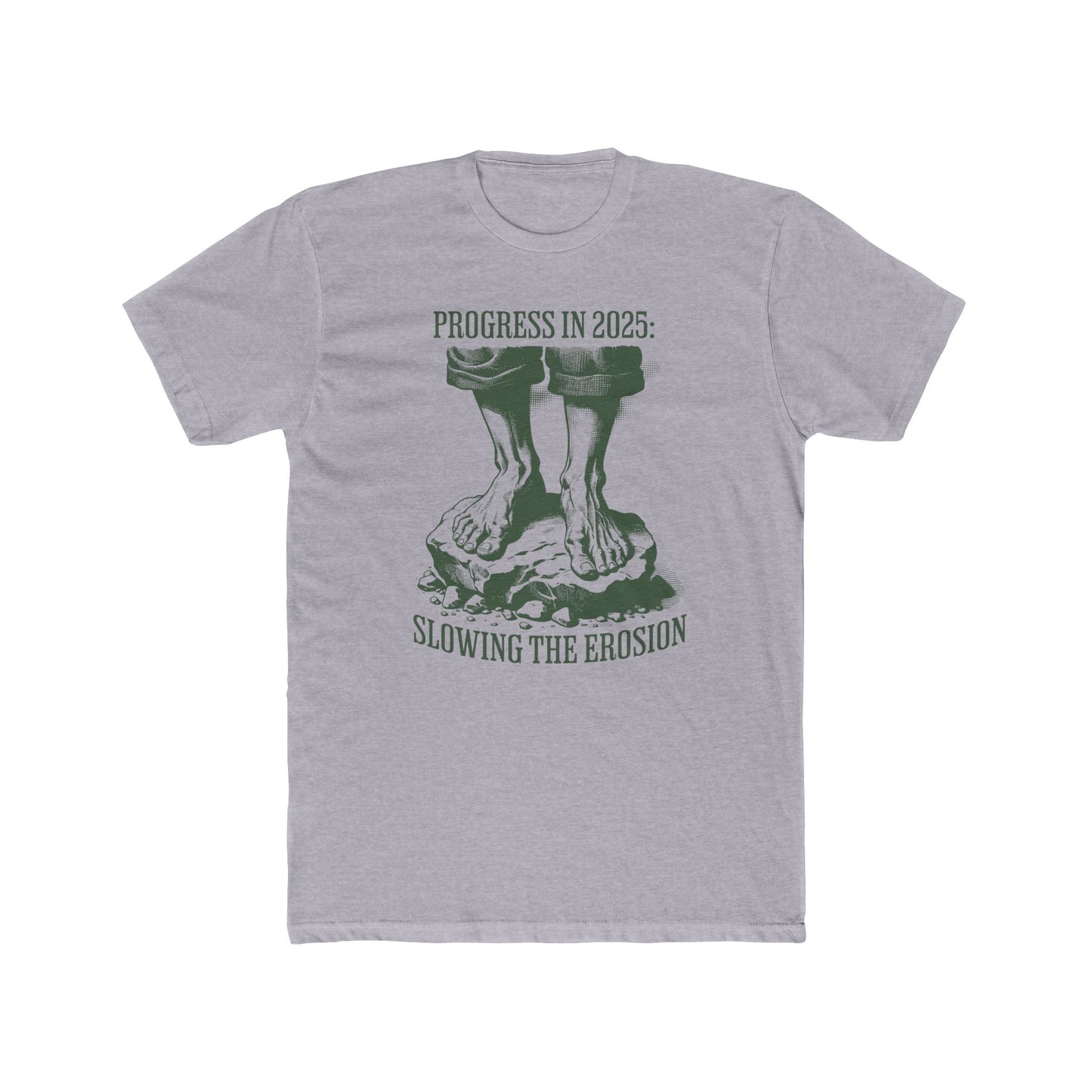 Progress in 2025: Slowing the Erosion - Eco-Friendly Unisex Graphic Cotton Crew Tee