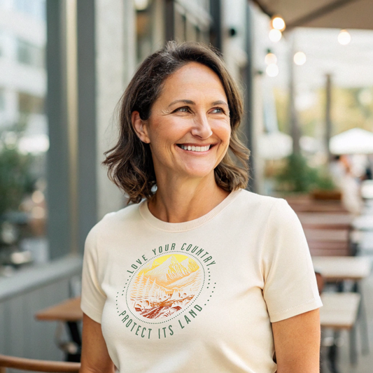 Protect Our Land T-Shirt – Unisex, Eco-Friendly, USA Made Soft T-Shirt