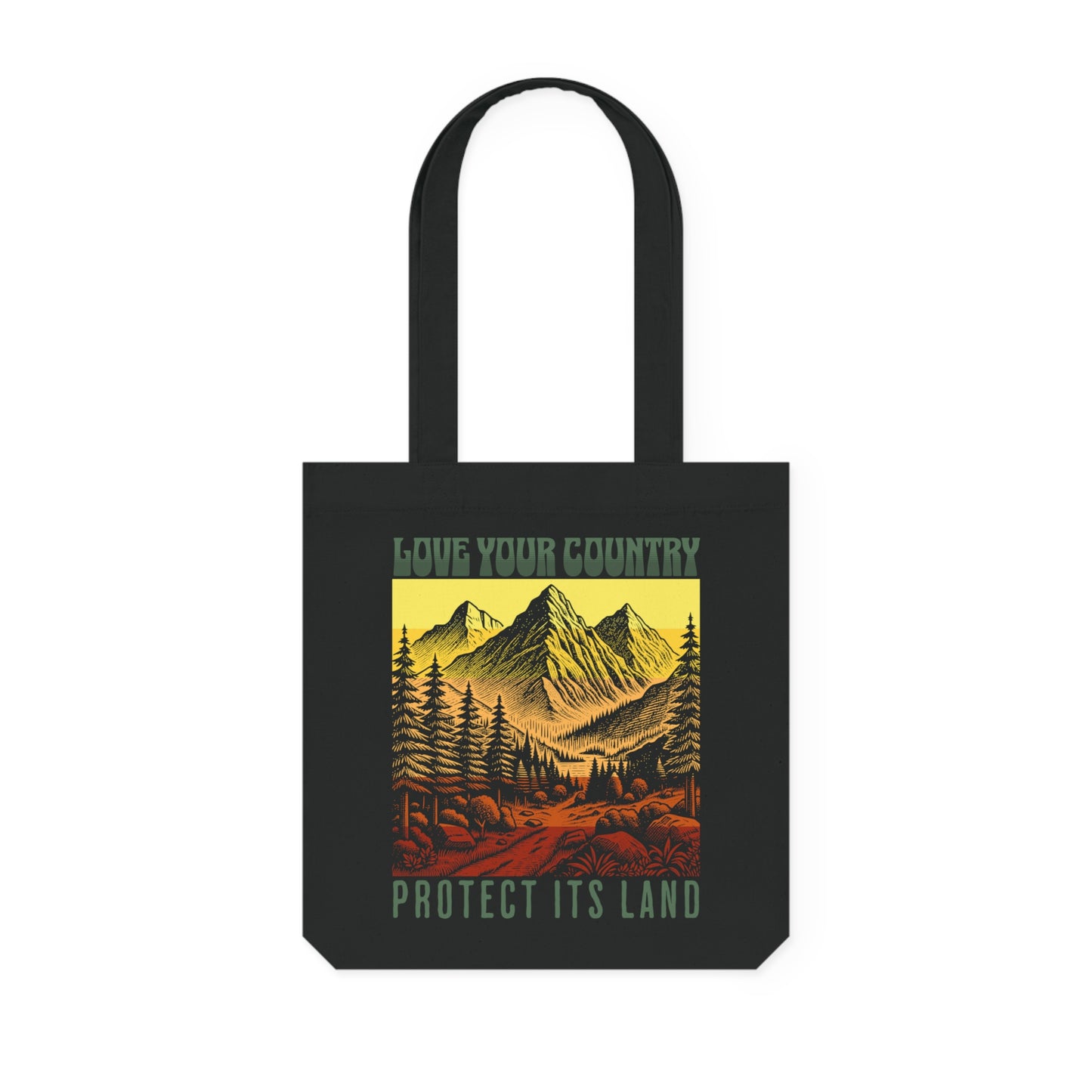 Love Your Country Woven Tote Bag