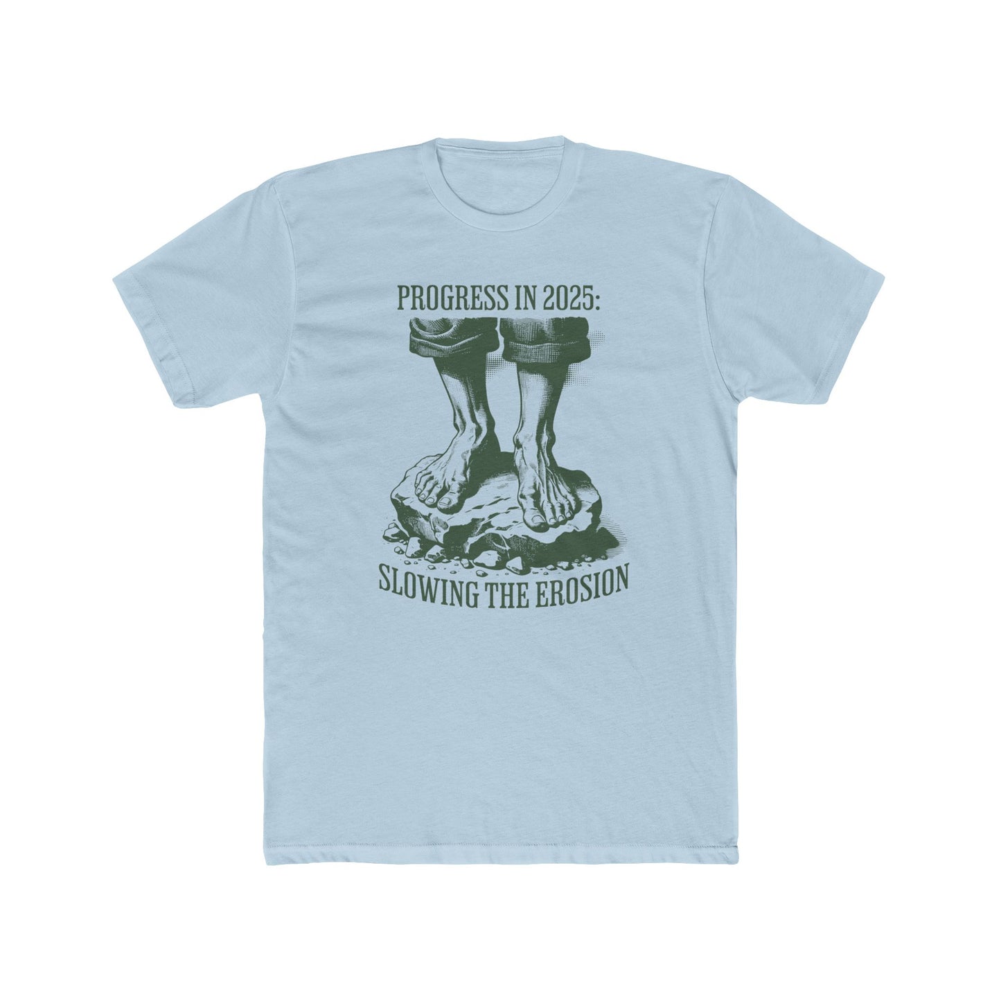 Progress in 2025: Slowing the Erosion - Eco-Friendly Unisex Graphic Cotton Crew Tee